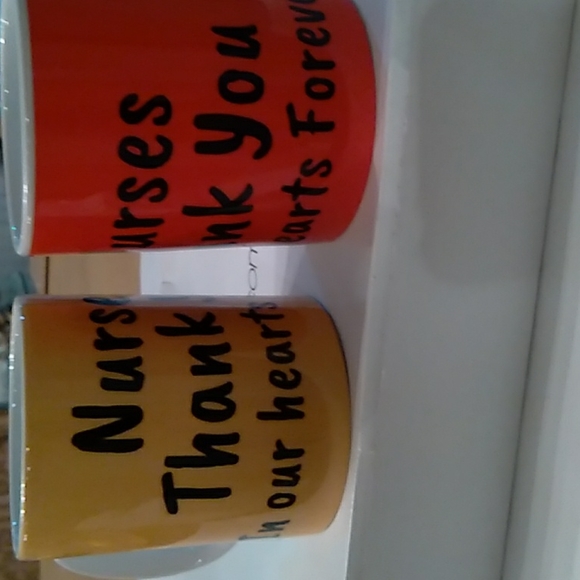 Nurses Thank You mugs In Our Hearts Forever. Never used - Picture 2 of 2